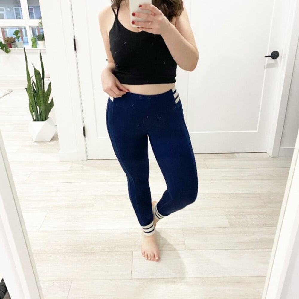 Athleta Blue Varsity Jogger Yoga Pants Size Small